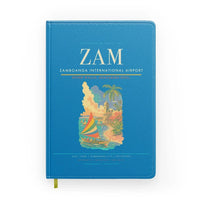 Thumbnail for Zamboanga International Airport (ZAM) design on turquoise notebook