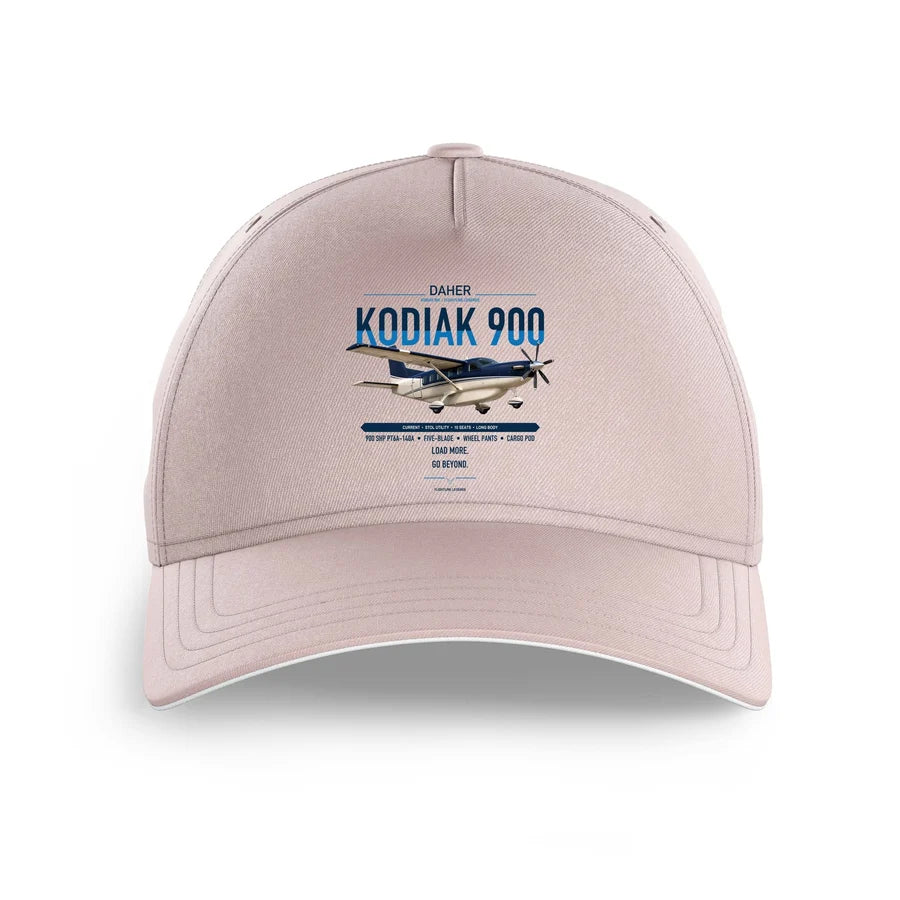 Daher Kodiak 900 design on pink printed hat