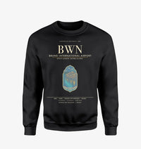 Thumbnail for Brunei International Airport Bandar Seri Begawan BWN Sweatshirt - Black
