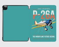 Thumbnail for Boeing P-26A Peashooter design on turquoise ipad tablet case
