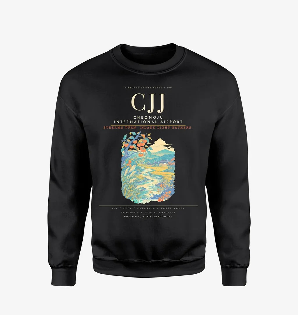Cheongju International Airport CJJ Sweatshirt - Black