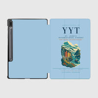 Thumbnail for St. John's International Airport (YYT) design on light blue samsung tablet tablet case