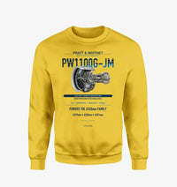 Thumbnail for PW1100G-JM design on yellow sweatshirt