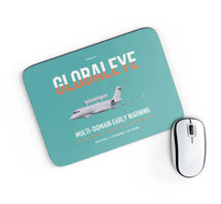 Thumbnail for Saab GlobalEye design on turquoise rectangle mouse pad