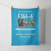 Thumbnail for FJ44-4 design on turquoise towel