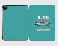 Thumbnail for A-29 Super Tucano Light Attack design on turquoise ipad tablet case