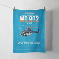 Thumbnail for MD Helicopters MD 902 Explorer design on turquoise towel