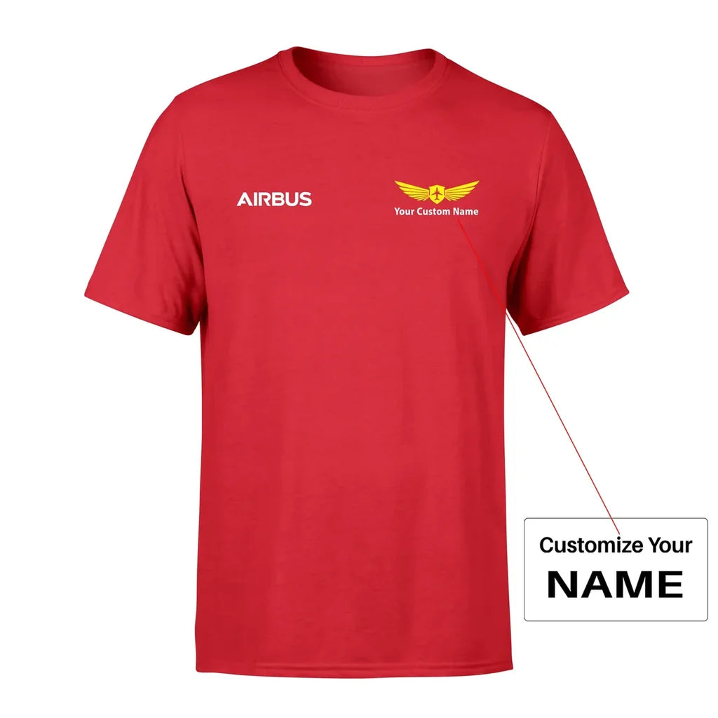 Customisable Airbus & Text T-Shirt - view 9