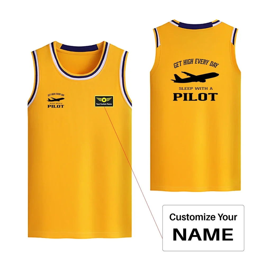 Customisable Get High Every Day Sleep Basketball Print - view 9