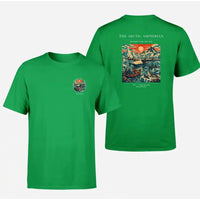 Thumbnail for VINTAGE G4076 - The Arctic Amphibian - Double-Side T-Shirt design on green double side t shirt