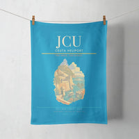 Thumbnail for Ceuta Heliport (JCU) design on turquoise towel