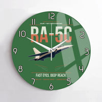 Thumbnail for RA-5C Vigilante design on green no frame wall clock