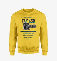 Thumbnail for TAY 650 design on yellow sweatshirt