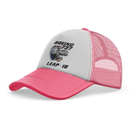 Thumbnail for Boeing 737 & Leap 1B trucker cap - pink