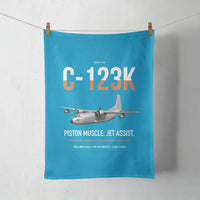 Thumbnail for C-123K Provider design on turquoise towel