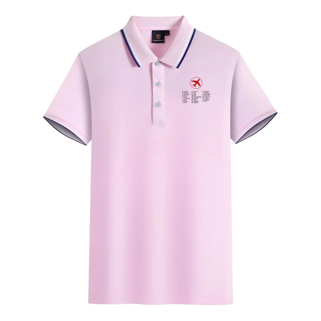 Aviation Alphabet Polo Shirt - view 9