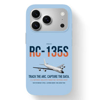 Thumbnail for RC-135S Cobra Ball design on light blue magsafe iphone case, for iPhone 17 Pro