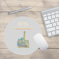 Thumbnail for Bukhara International Airport BHK Mouse-Pad Round - Light Gray