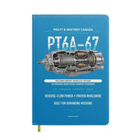 Thumbnail for PT6A-67 design on turquoise notebook