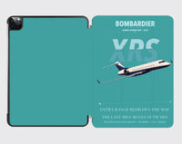 Thumbnail for Bombardier Global Express XRS design on turquoise ipad tablet case