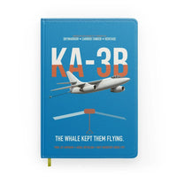 Thumbnail for KA-3B Skywarrior design on turquoise notebook