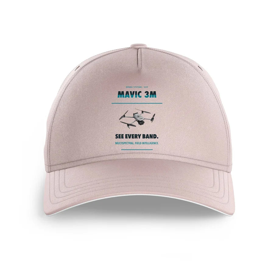 DJI Mavic 3 Multispectral design on pink printed hat