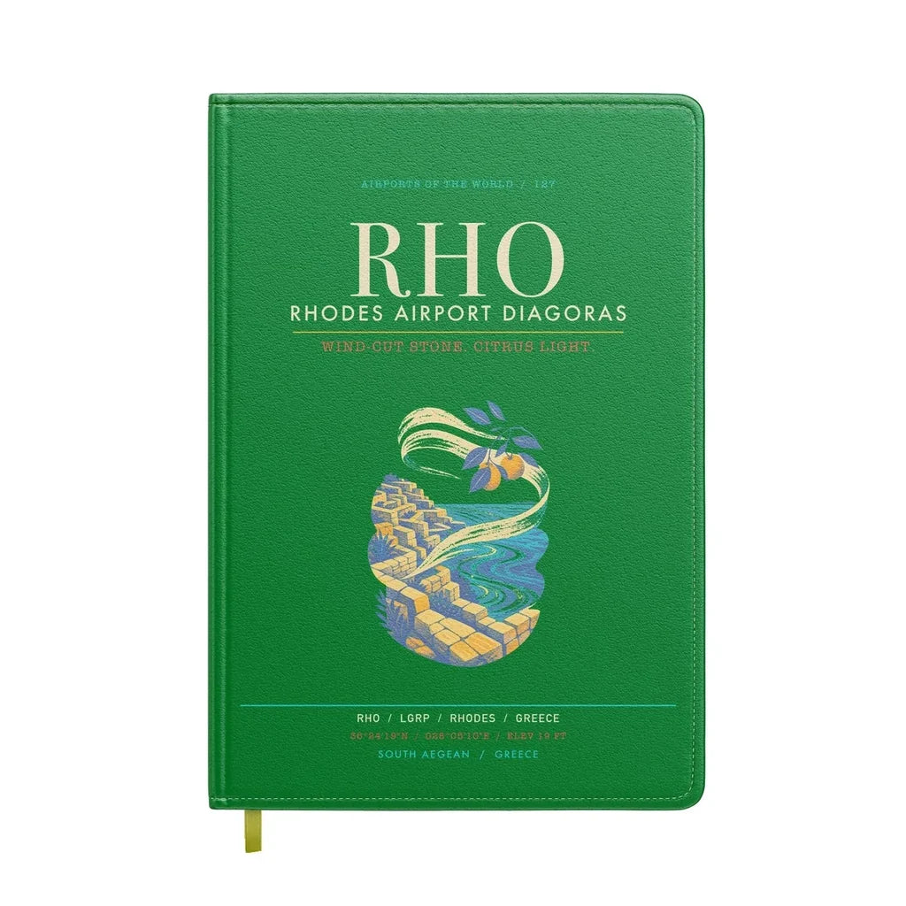 Rhodes Airport Diagoras RHO - Meltemi Citrus Stone Loom - Green