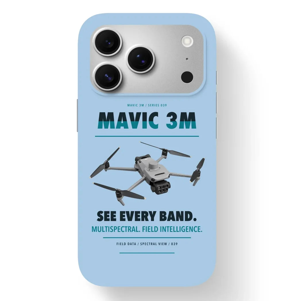 DJI Mavic 3 Multispectral Case design on light blue iphone case