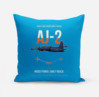 Thumbnail for AJ-2 Savage Tanker design on turquoise pillow