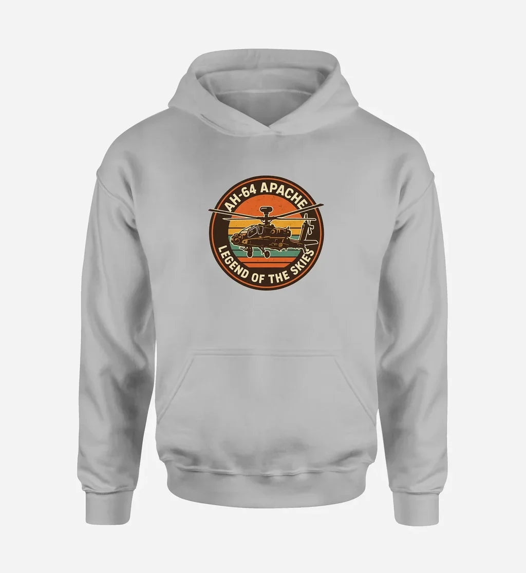 Retro Apache AH-64 Hoodie - view 9