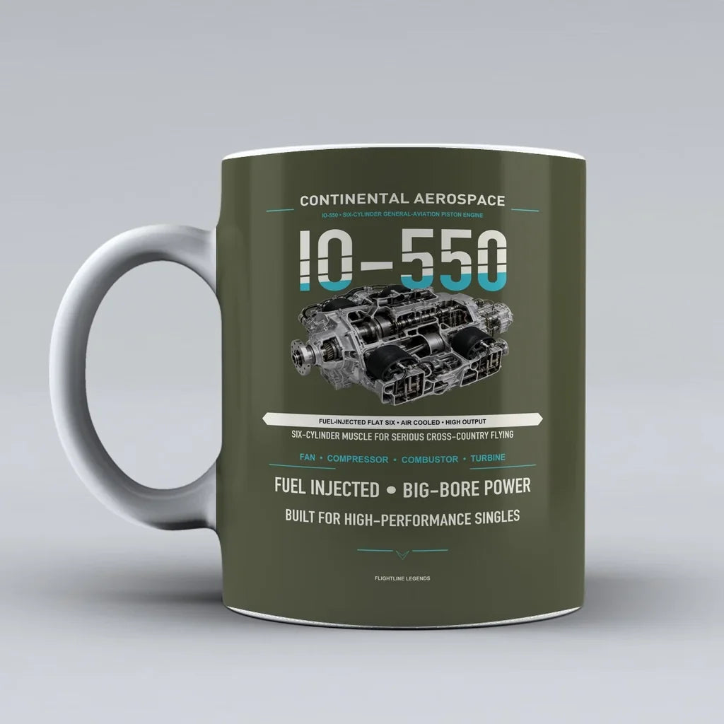 Mug design on green army io 550