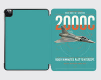 Thumbnail for Dassault Mirage 2000C RDI design on turquoise ipad tablet case