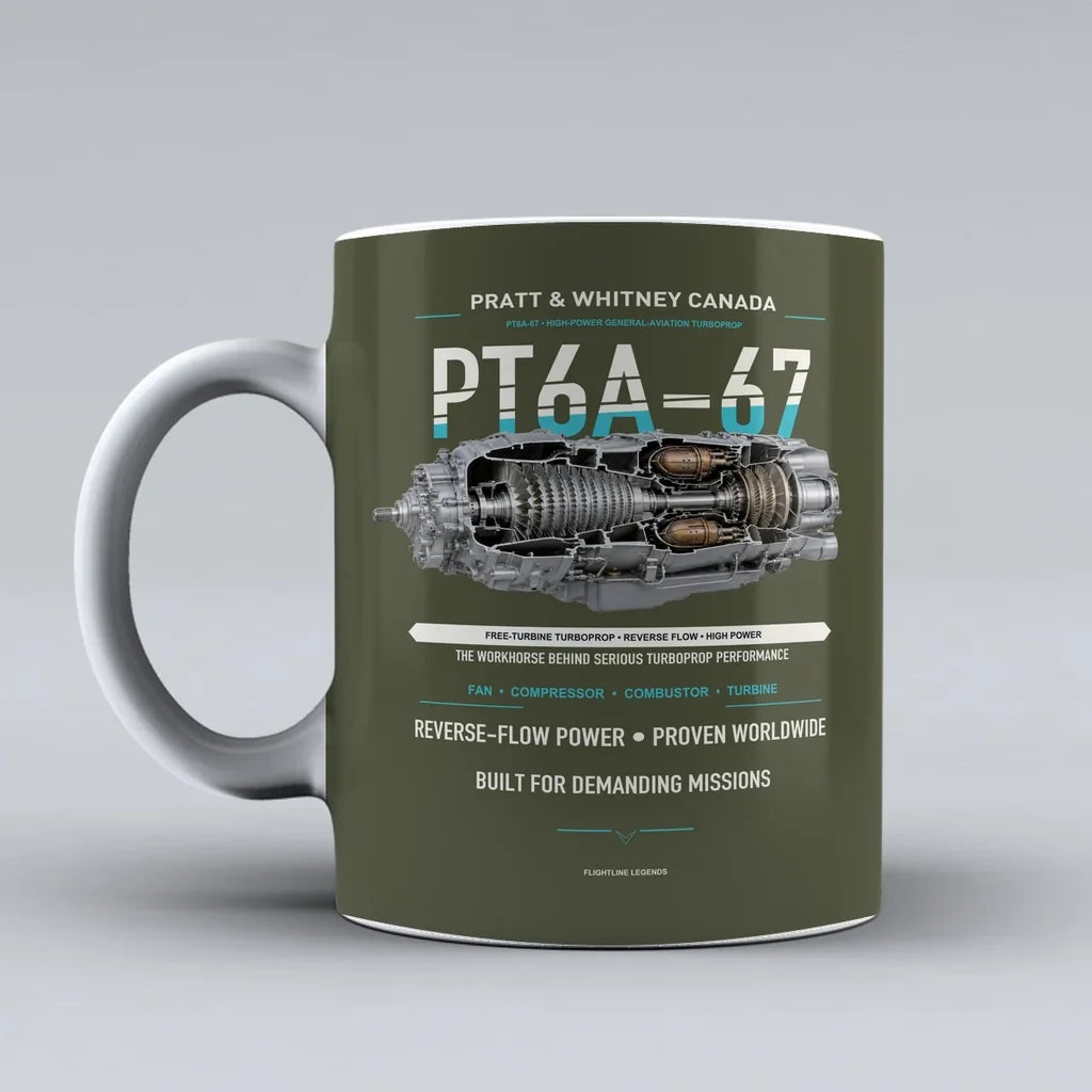 Mug design on green army pt6a 67