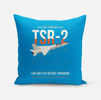 Thumbnail for BAC TSR-2 design on turquoise pillow
