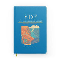 Thumbnail for Deer Lake Regional Airport (YDF) design on turquoise notebook