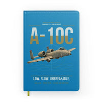Thumbnail for A-10C Thunderbolt II design on turquoise notebook