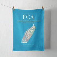 Thumbnail for Glacier Park International Airport (FCA) design on turquoise towel