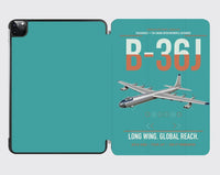 Thumbnail for B-36J Peacemaker design on turquoise ipad tablet case