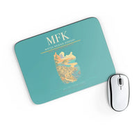 Thumbnail for Matsu Beigan Airport (MFK) design on turquoise rectangle mouse pad