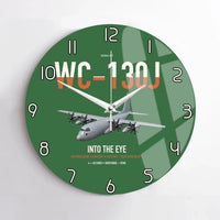 Thumbnail for WC-130J Hurricane Hunter design on green no frame wall clock