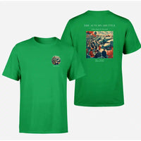 Thumbnail for VINTAGE G4120 - The Autumn Shuttle - Double-Side T-Shirt design on green double side t shirt