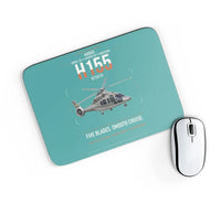 Thumbnail for Airbus H155 EC155 B1 design on turquoise rectangle mouse pad