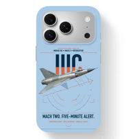 Thumbnail for Dassault Mirage IIIC design on light blue magsafe iphone case, for iPhone 17 Pro