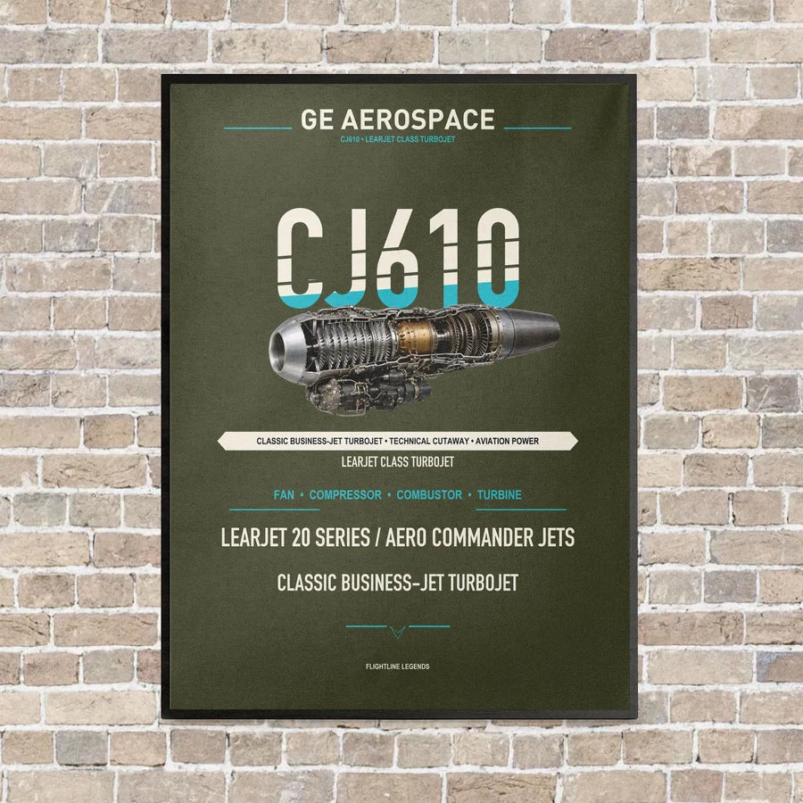 CJ610 vertical canvas print - framed - green army background