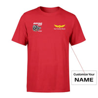 Thumbnail for Customisable Boeing 737 T-Shirt - view 9