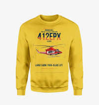 Thumbnail for SUBARU Bell 412EPX design on yellow sweatshirt