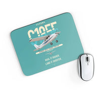 Thumbnail for Cessna A185F Skywagon design on turquoise rectangle mouse pad