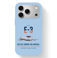 Thumbnail for E-3 Sentry AWACS design on light blue magsafe iphone case, for iPhone 17 Pro
