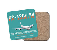 Thumbnail for RC-135V W Rivet Joint design on turquoise 1 piece coaster