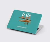 Thumbnail for Albatros D.Va design on turquoise MacBook case